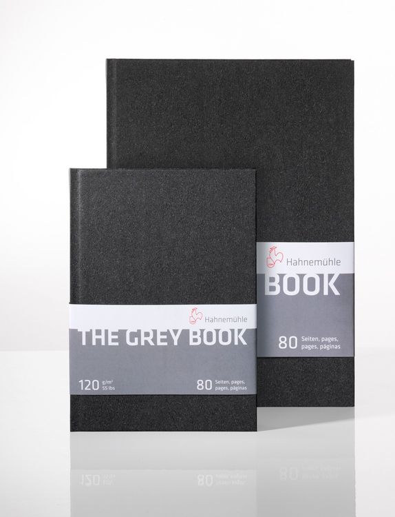 Produktbild: Hahnem&uuml;hle Papier The Grey Book, DIN A 4 Hochformat, 120 g/m&sup2;
