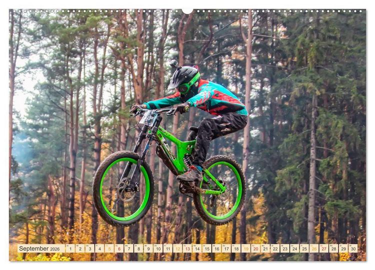 Produktbild: Mountainbike extrem (Wandkalender 2026 DIN A2 quer), CALVENDO Monatskalender