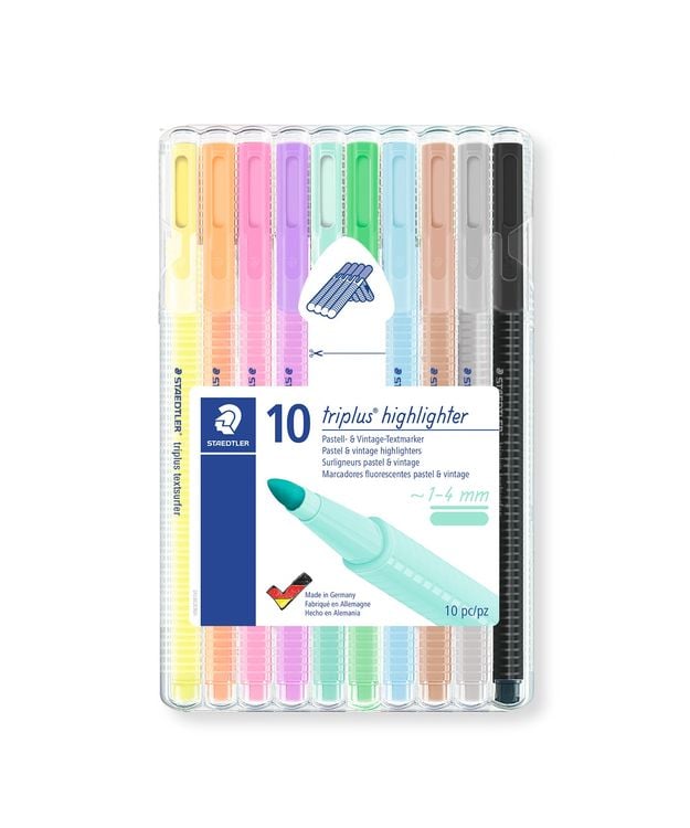Produktbild: STAEDTLER Textmarker triplus highlighter Pastell 10er Set