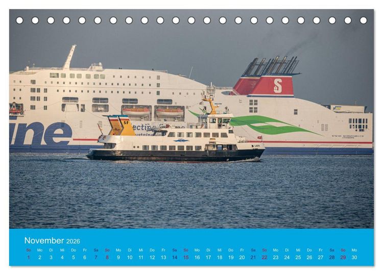 Produktbild: An der Kieler F&ouml;rde (Tischkalender 2026 DIN A5 quer), CALVENDO Monatskalender