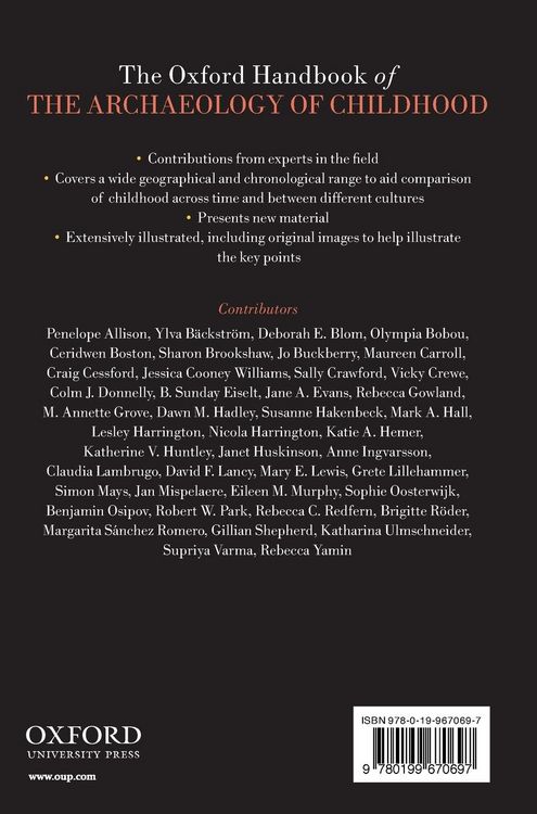 Produktbild: OHB ARCHAEOLOGY OF CHILDHOOD OHBK C