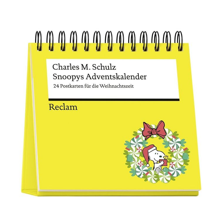 Produktbild: Snoopys Adventskalender. 24 Postkarten f&uuml;r die Weihnachtszeit (Advents-Postkartenaufsteller)