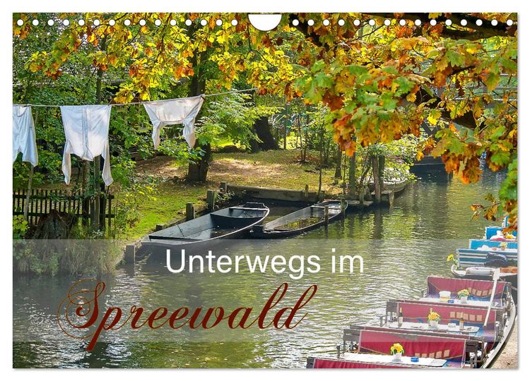 Produktbild: Unterwegs im Spreewald (Wandkalender 2026 DIN A4 quer), CALVENDO Monatskalender