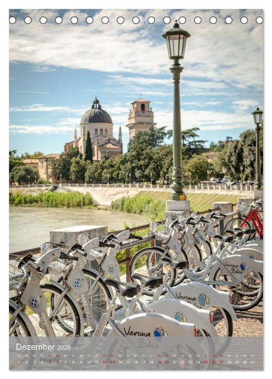 Produktbild: Verona Venetien (Tischkalender 2026 DIN A5 hoch), CALVENDO Monatskalender