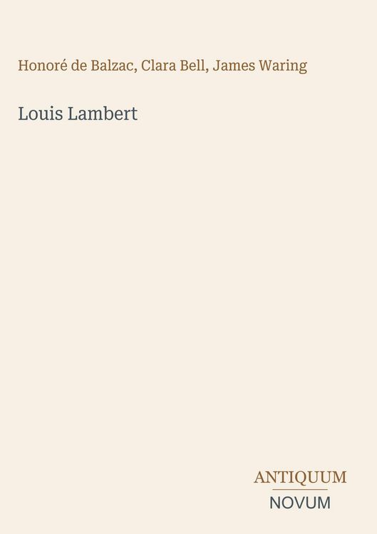 Produktbild: Louis Lambert