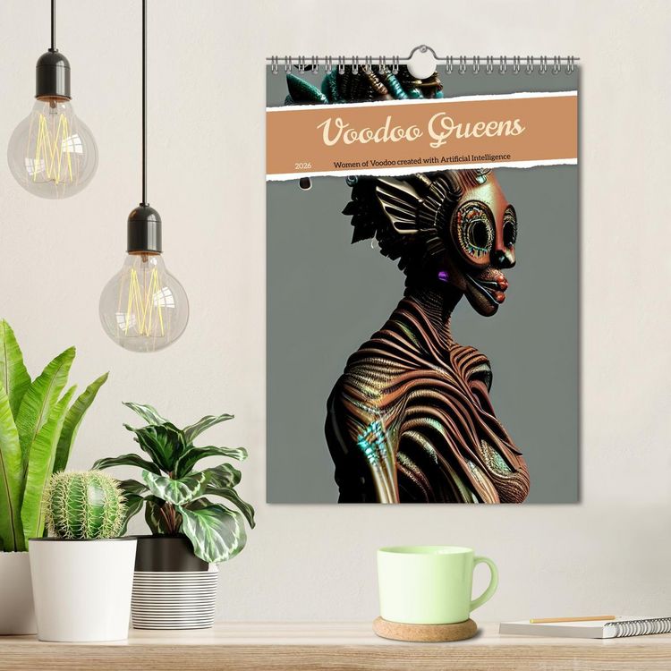 Produktbild: Voodoo Queens (Wall Calendar 2026 DIN A4 portrait), CALVENDO 12 Month Wall Calendar