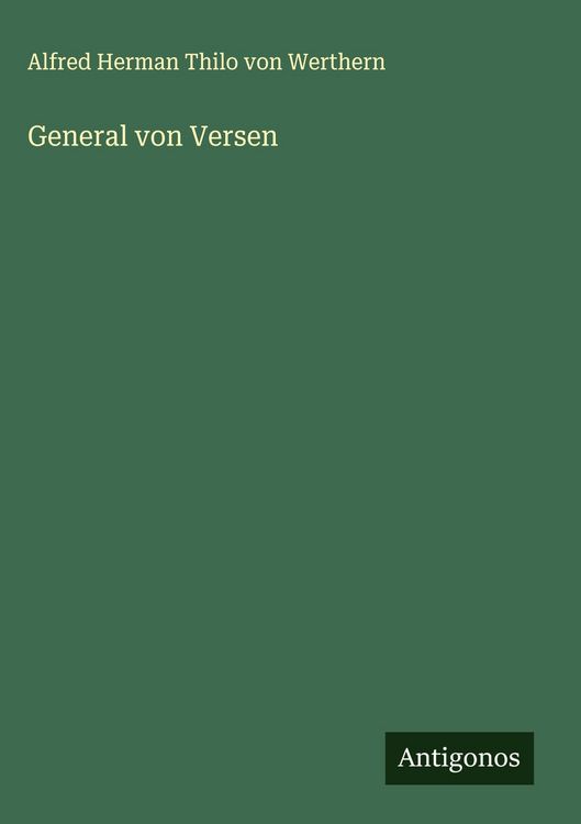 Produktbild: General von Versen