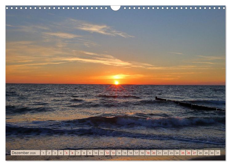 Produktbild: Fischland zwischen Ostsee und Bodden (Wandkalender 2026 DIN A3 quer), CALVENDO Monatskalender
