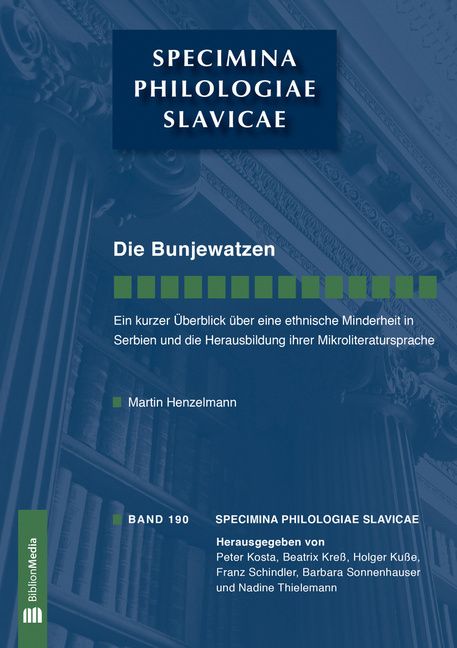 Produktbild: Henzelmann, M: Bunjewatzen