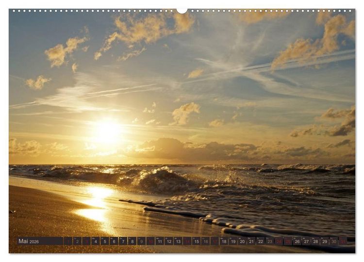 Produktbild: Die perfekte Welle (Wandkalender 2026 DIN A2 quer), CALVENDO Monatskalender