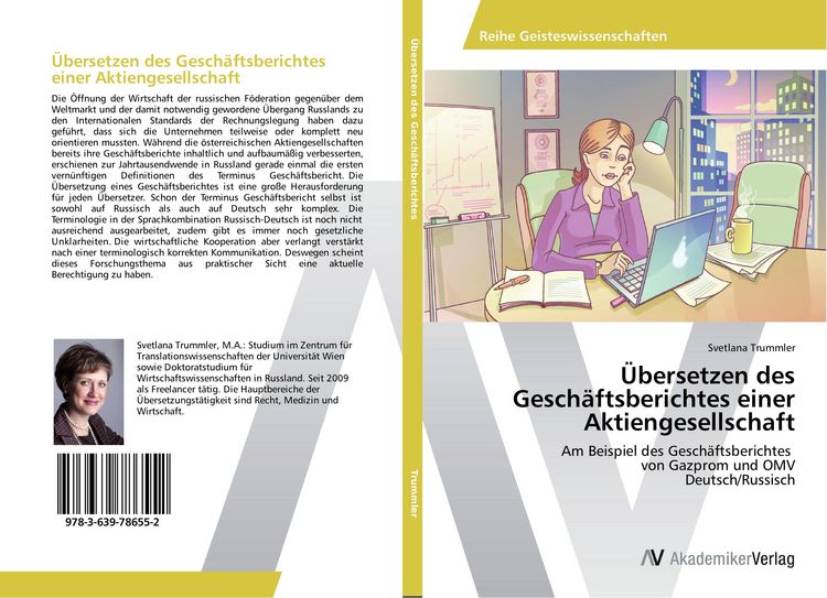 Produktbild: &Uuml;bersetzen des Gesch&auml;ftsberichtes einer Aktiengesellschaft