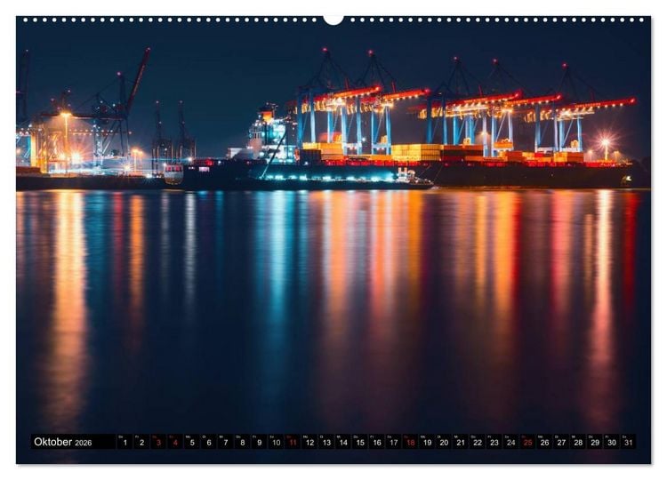 Produktbild: Hamburg - die sch&ouml;nste Stadt der Welt (Wandkalender 2026 DIN A2 quer), CALVENDO Monatskalender