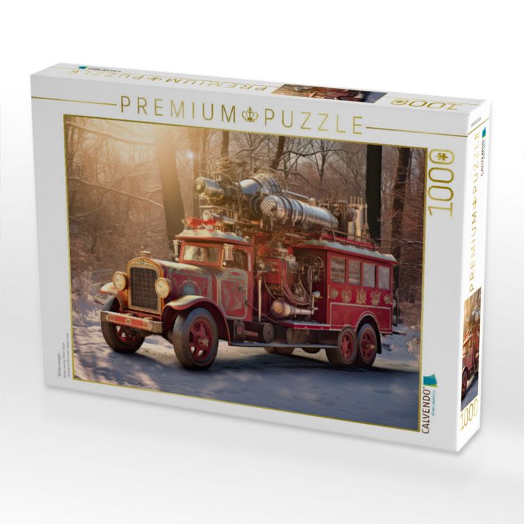 Produktbild: CALVENDO Puzzle Wintermorgen | 1000 Teile Lege-Gr&ouml;&szlig;e 64x48cm Foto-Puzzle f&uuml;r gl&uuml;ckliche Stunden