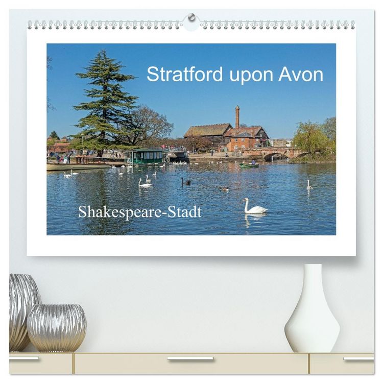 Produktbild: Stratford upon Avon - Shakespeare-Stadt (hochwertiger Premium Wandkalender 2026 DIN A2 quer), Kunstdruck in Hochglanz