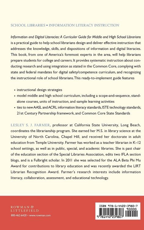 Produktbild: Information and Digital Literacies