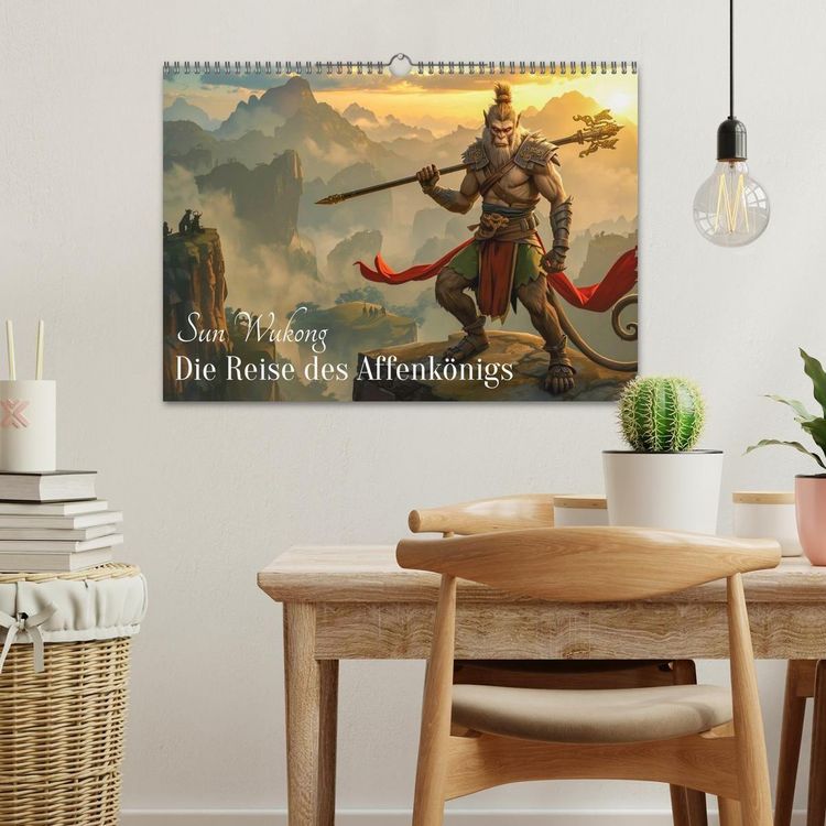 Produktbild: Sun Wukong - Die Reise des Affenk&ouml;nigs (Wandkalender 2027 DIN A3 quer), CALVENDO Monatskalender