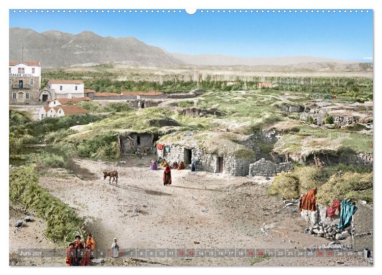 Produktbild: Heiliges Land um das Jahr 1900 - Fotos neu restauriert und koloriert (hochwertiger Premium Wandkalender 2027 DIN A2 quer), Kunstdruck in Hochglanz
