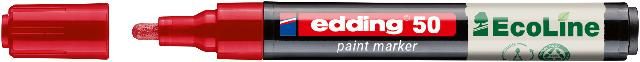 Produktbild: Edding 50 EcoLine 4-50-002 Lackmarker Rot 2 mm, 3mm