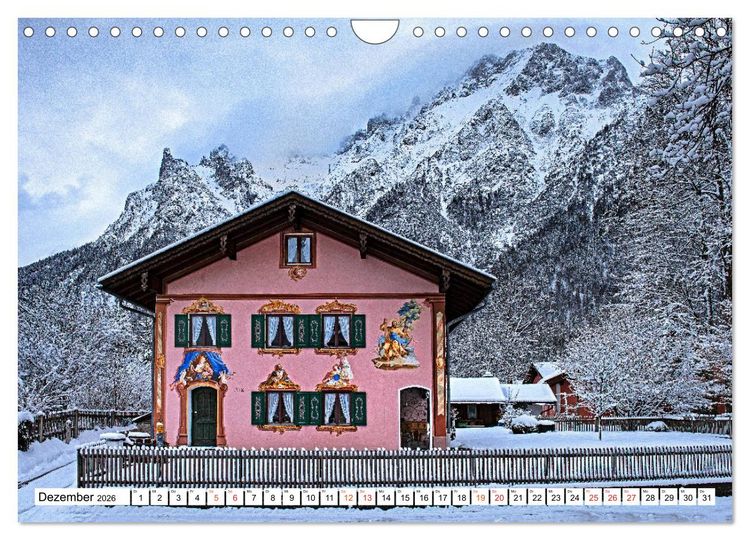 Produktbild: Oberbayerische L&uuml;ftlmalerei (Wandkalender 2026 DIN A4 quer), CALVENDO Monatskalender