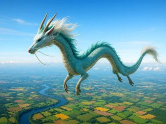 Produktbild: CALVENDO Puzzle Der fliegende Drache - Kraft, Erfolg und Schutzenergie | 2000 Teile Lege-Gr&ouml;&szlig;e 90x67cm Foto-Puzzle f&uuml;r gl&uuml;ckliche Stunden