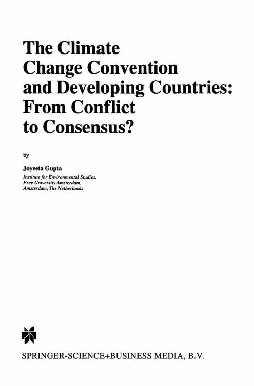 Produktbild: The Climate Change Convention and Developing Countries