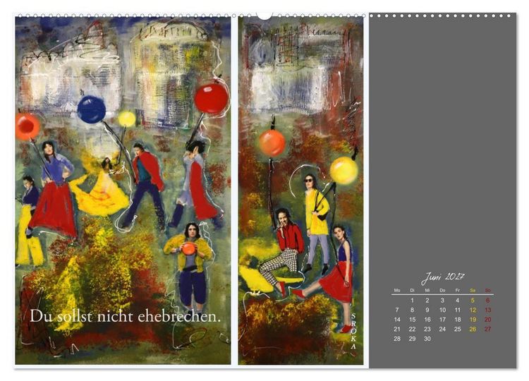 Produktbild: Luther im Netz (hochwertiger Premium Wandkalender 2027 DIN A2 quer), Kunstdruck in Hochglanz