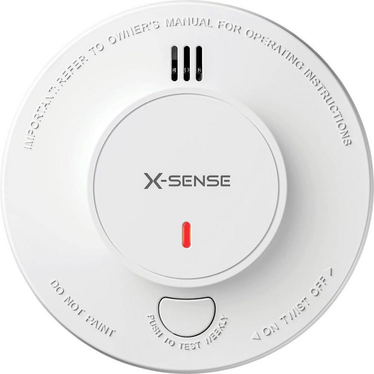 Produktbild: X-Sense SD19 Rauchwarnmelder inkl. 10 Jahres-Batterie batteriebetrieben (B x H x T) 122 x 45 x 122 mm 1 St.
