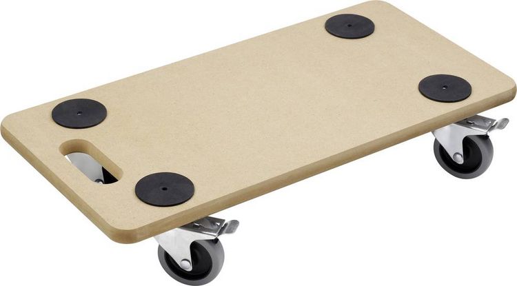 Produktbild: Meister Werkzeuge 0821390 Transportroller Holz Traglast (max.): 200 kg 590 mm x 290 mm Anzahl Lenkrollen 4