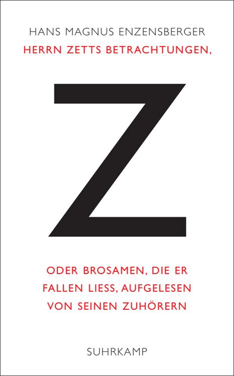 Produktbild: Herrn Zetts Betrachtungen, oder Brosamen, die er fallen lie&szlig;, aufgelesen von seinen Zuh&ouml;rern