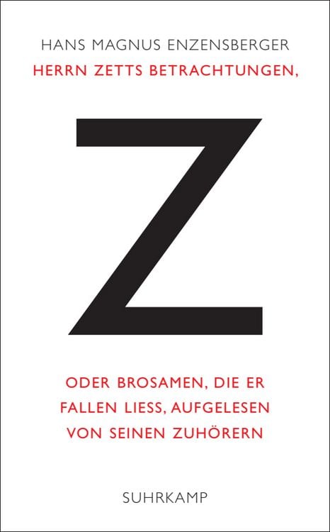 Produktbild: Herrn Zetts Betrachtungen, oder Brosamen, die er fallen lie&szlig;, aufgelesen von seinen Zuh&ouml;rern
