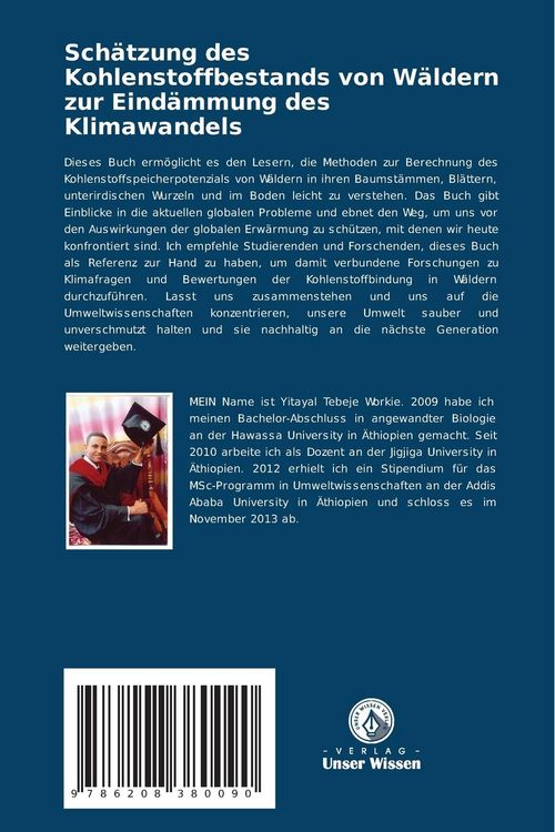 Produktbild: Sch&auml;tzung des Kohlenstoffbestands von W&auml;ldern zur Eind&auml;mmung des Klimawandels
