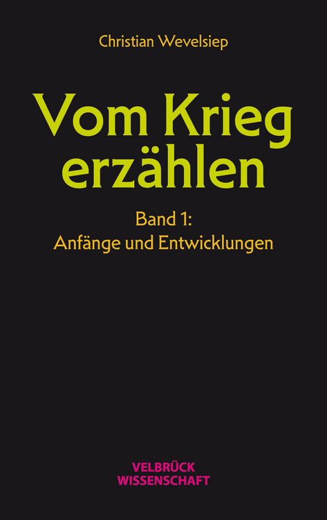 Produktbild: Vom Krieg erz&auml;hlen