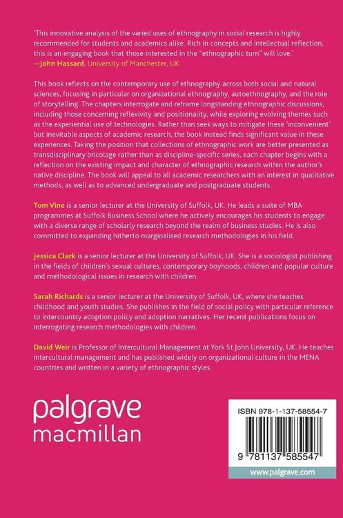 Produktbild: Ethnographic Research and Analysis