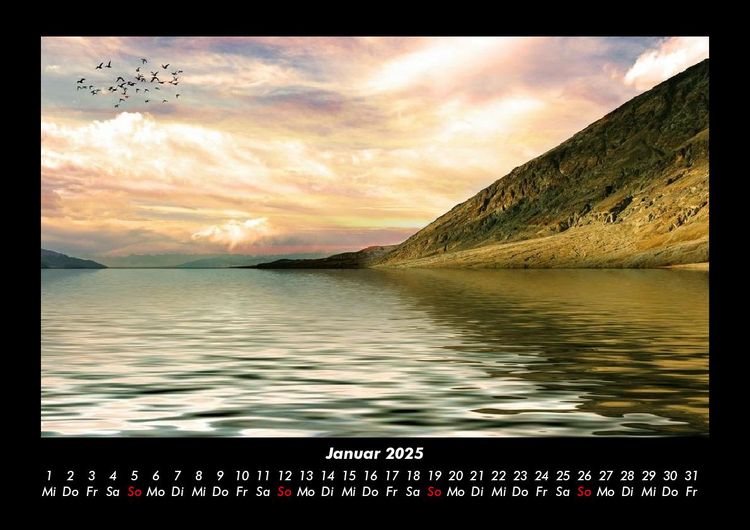Produktbild: Bergige Welten 2025 Fotokalender DIN A3
