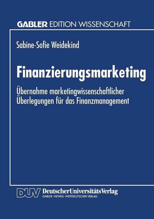 Produktbild: Finanzierungsmarketing