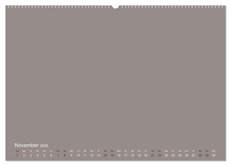 Produktbild: DIY Bastel-Kalender -Erdige Pastell Farben- Zum Selbstgestalten (hochwertiger Premium Wandkalender 2026 DIN A2 quer), Kunstdruck in Hochglanz