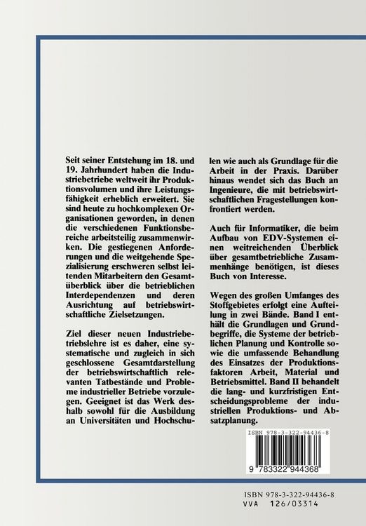 Produktbild: Industriebetriebslehre