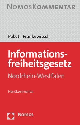 Produktbild: Informationsfreiheitsgesetz Nordrhein-Westfalen
