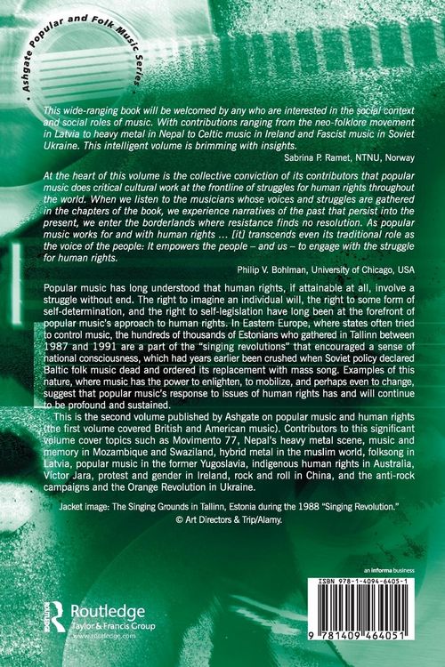 Produktbild: Popular Music and Human Rights