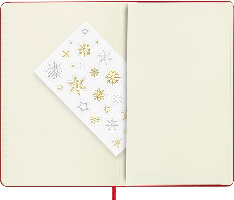 Produktbild: Moleskine Holiday Notizbuch, L/A5, Liniert, fester Einband, Scharlachrot