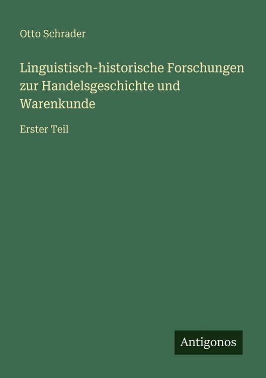 Produktbild: Linguistisch-historische Forschungen zur Handelsgeschichte und Warenkunde