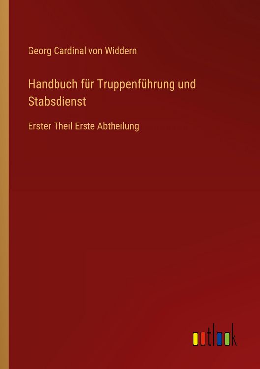 Produktbild: Handbuch f&uuml;r Truppenf&uuml;hrung und Stabsdienst