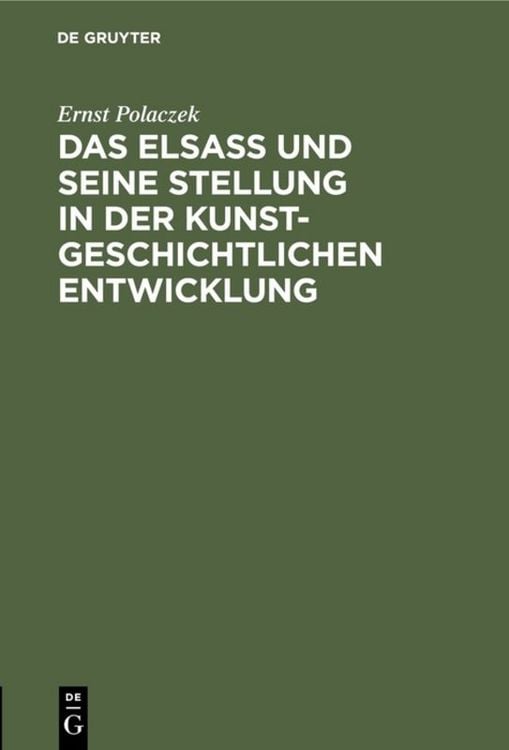 Produktbild: Das Elsa&szlig; und seine Stellung in der kunstgeschichtlichen Entwicklung