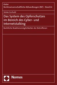 Produktbild: Das System des Opferschutzes im Bereich des Cyber- und Internetstalking