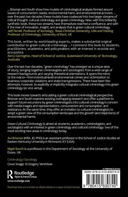 Produktbild: Green Cultural Criminology