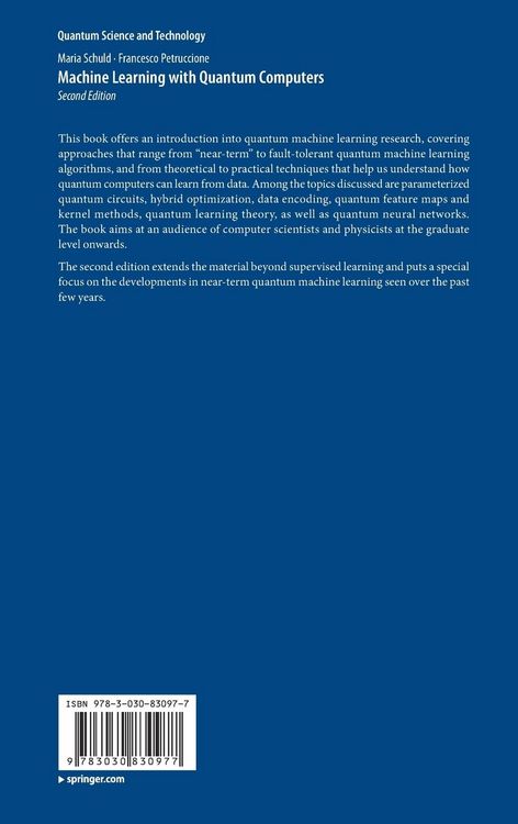 Produktbild: Machine Learning with Quantum Computers
