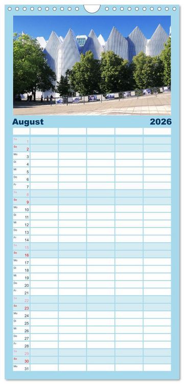 Produktbild: Familienplaner 2026 - Stettin - Bedeutende Hafenstadt in Polen mit 5 Spalten (Wandkalender, 21 x 45 cm) CALVENDO
