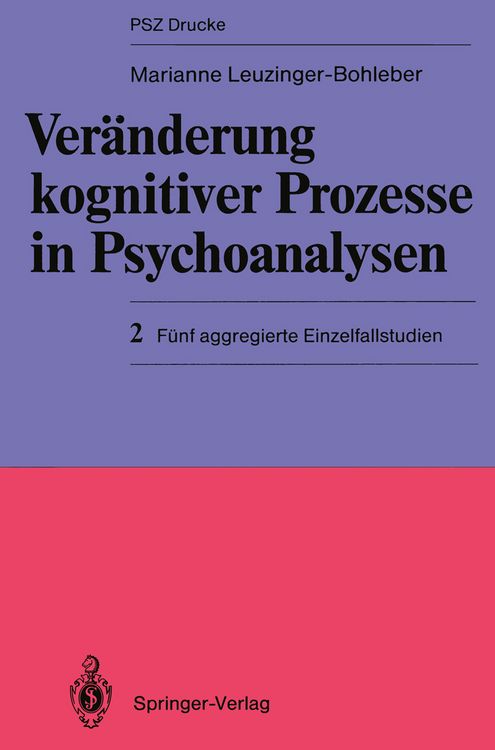 Produktbild: Ver&auml;nderung kognitiver Prozesse in Psychoanalysen