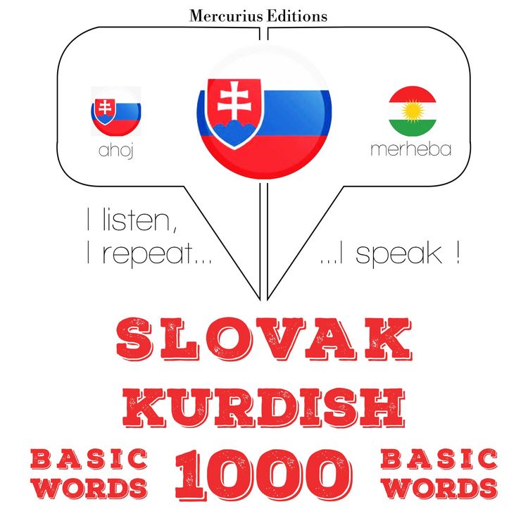 Produktbild: Slovensk&yacute; - kurdsk&iacute;: 1000 z&aacute;kladn&yacute;ch slov