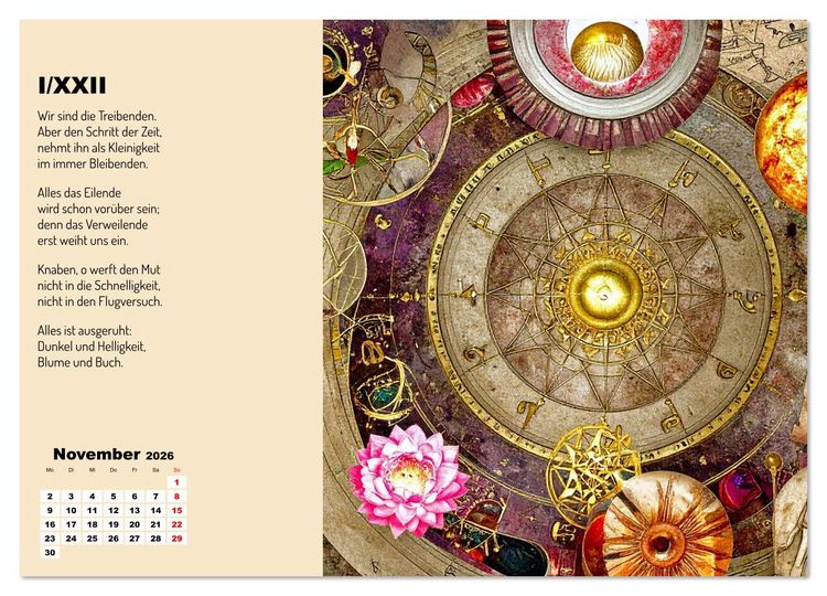 Produktbild: Orpheus' Leier (Wandkalender 2026 DIN A2 quer), CALVENDO Monatskalender